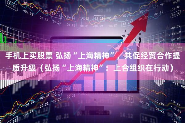 手机上买股票 弘扬“上海精神”，共促经贸合作提质升级（弘扬“上海精神”：上合组织在行动）